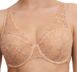 Soutien-gorge plongeant Chantelle - Day To Night - Beige - 0CA