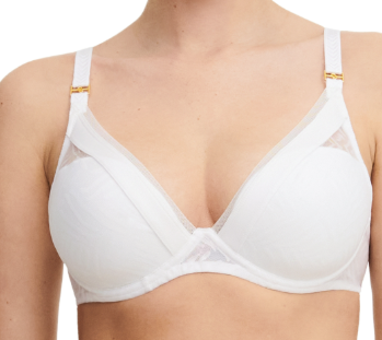 Soutien-gorge plongeant Chantelle - Graphic Allure - Blanc - 010