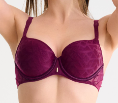 Soutien-gorge en forme de cœur Lisca - Opal - Violet - 25