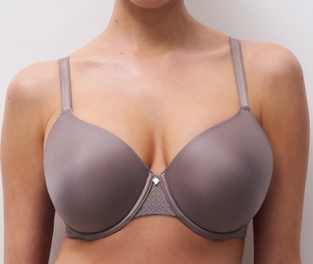 Hartvormige BH Chantelle EasyFeel - Norah Chic - Grijs - 0OV