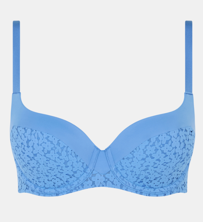 Hartvormige BH Chantelle EasyFeel - Norah - Blauw - 0P2