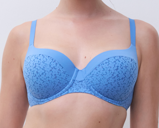 Hartvormige BH Chantelle EasyFeel - Norah - Blauw - 0P2