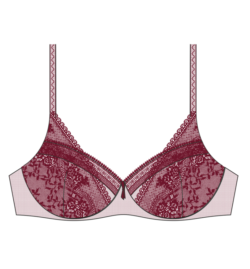 Balconette BH Passionata - Maddie - Rood - 845