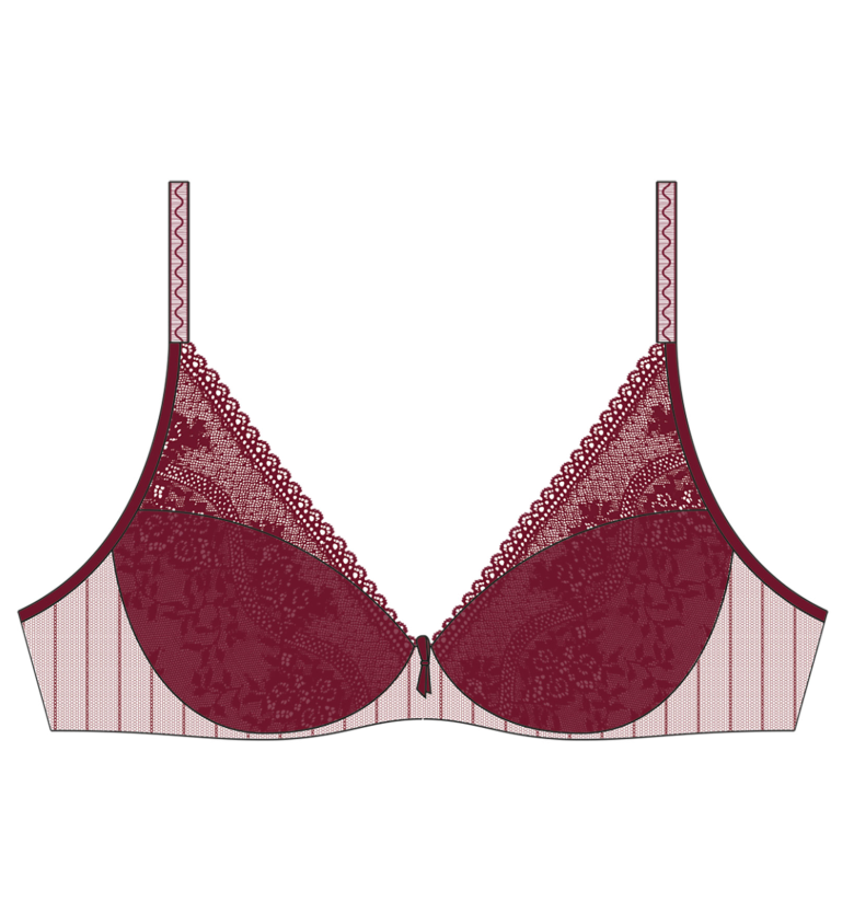 Plunge BH Passionata - Maddie - Rood - 845