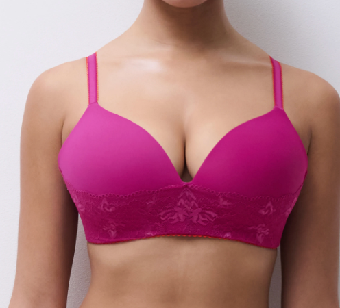 Bralette BH Chantelle Pulp - Kiss - Rose - E52