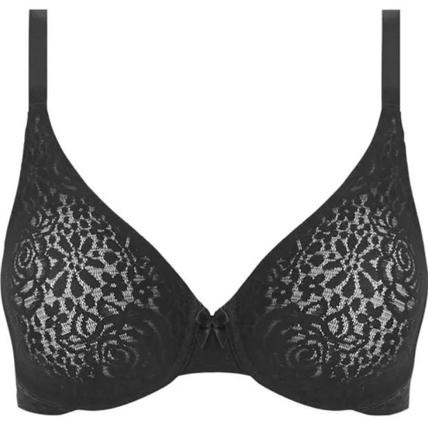 Full cup BH Wacoal - Halo Lace - Zwart - BLK