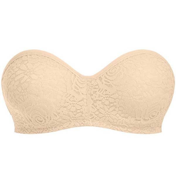 Strapless BH Wacoal - Halo Lace - Beige - NUE