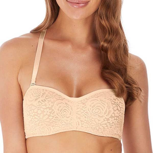 Strapless BH Wacoal - Halo Lace - Beige - NUE