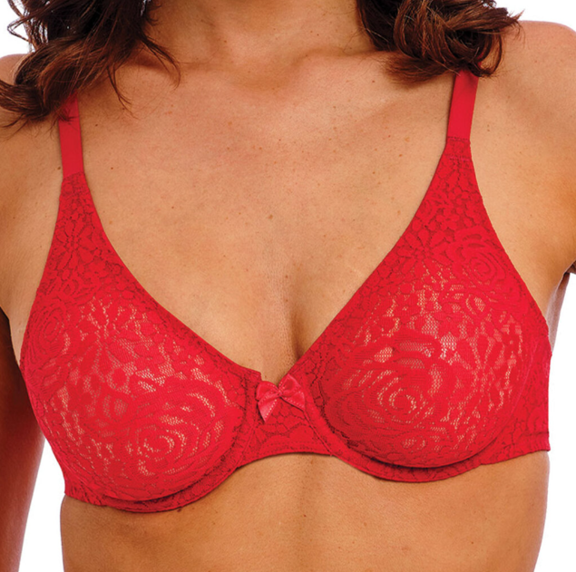 Full cup BH Wacoal - Halo Lace - Rood - 623