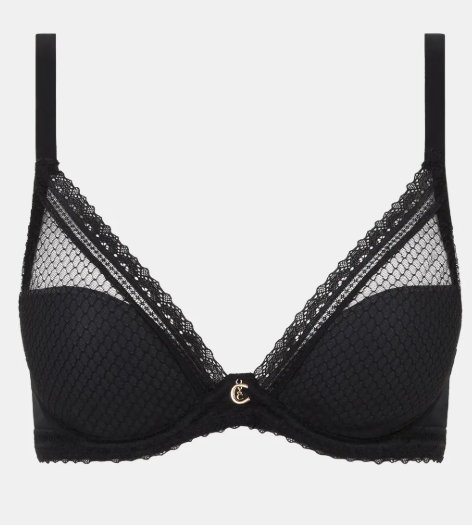 Soutien-gorge plongeant Chantelle - Romance - Noir - 011