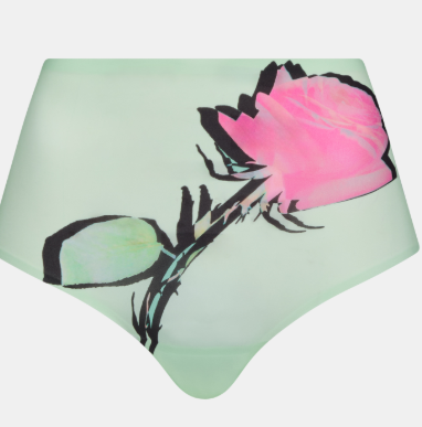 Culotte taille haute Chantelle - Softstretch - Verte - B32