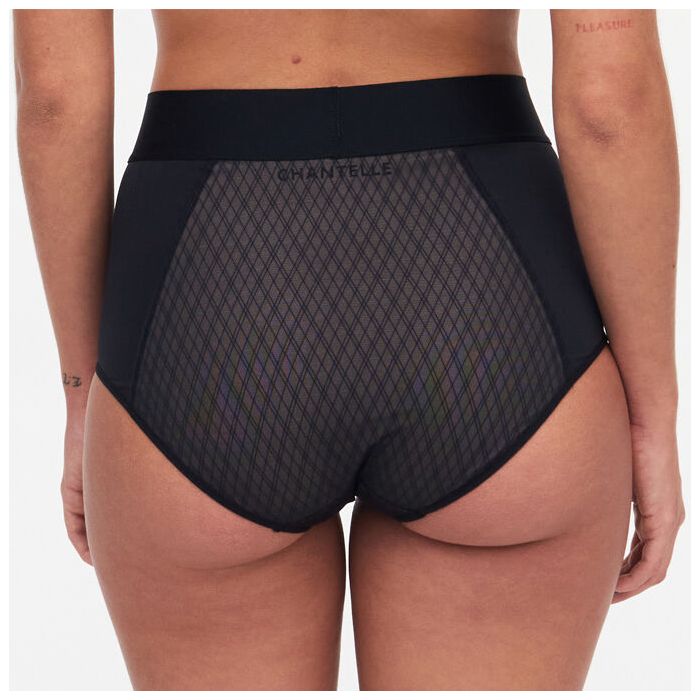 Culotte taille haute Chantelle - Smooth Lines - Noire - 0DS