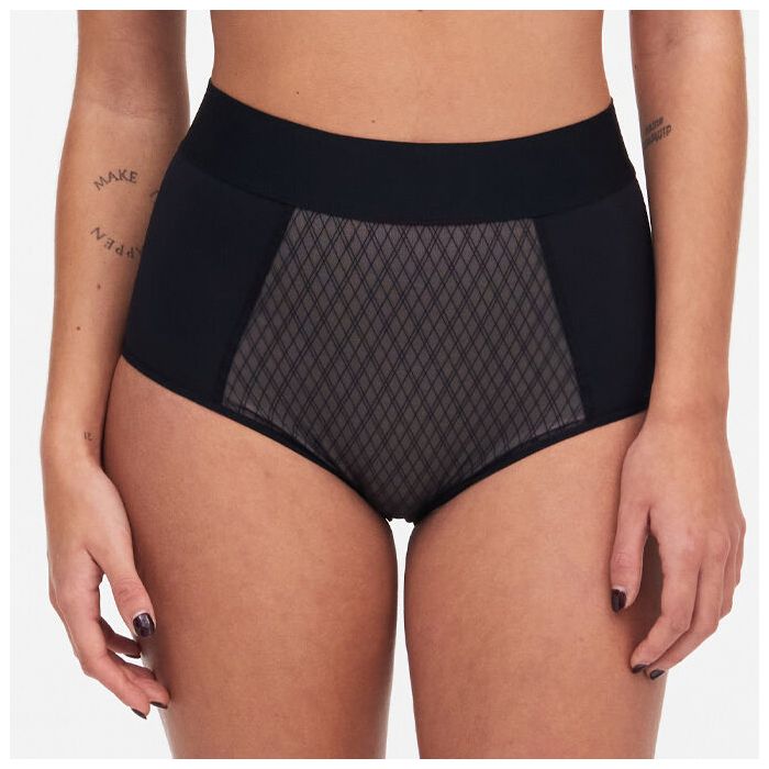 Culotte taille haute Chantelle - Smooth Lines - Noire - 0DS