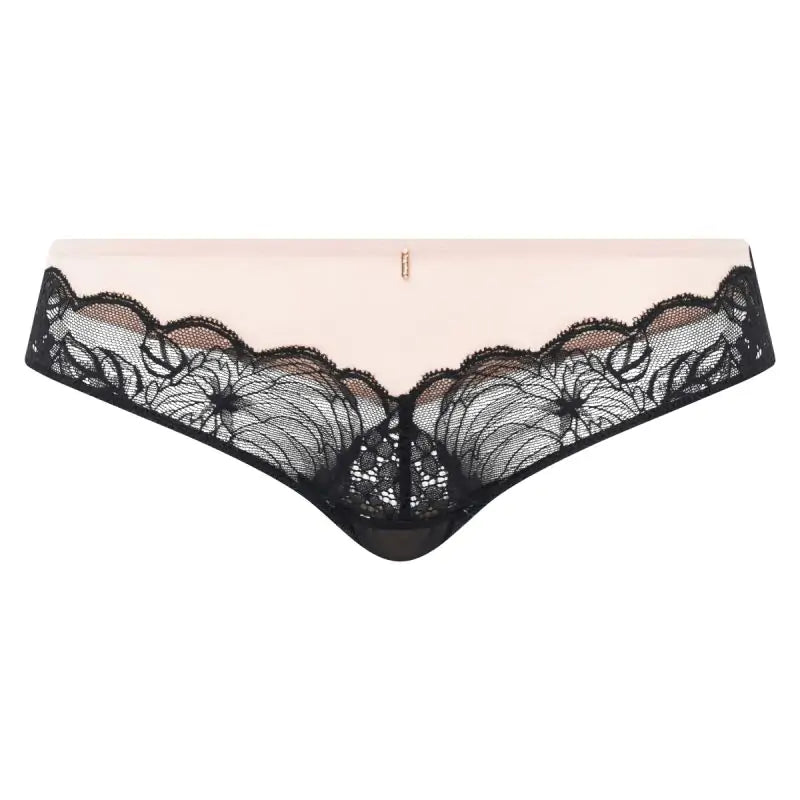 Culotte Chantelle - Midnight Flowers - Noire - 011