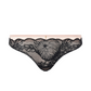 String Chantelle - Midnight Flowers - Noir - 011