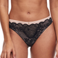 String Chantelle - Midnight Flowers - Noir - 011