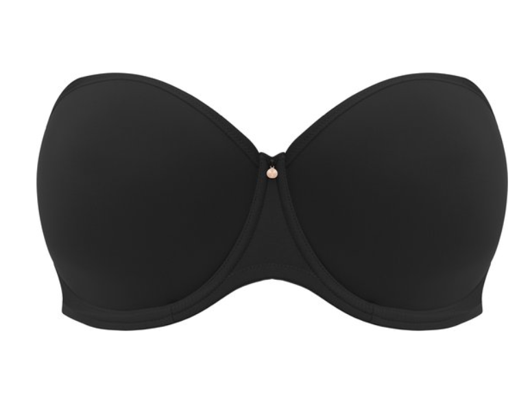 Strapless BH Elomi - Smooth - Zwart - BLK
