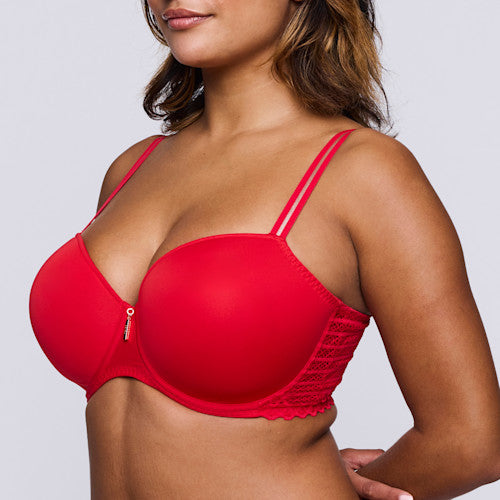 Soutien-gorge balconnet PrimaDonna Twist - East End - Rouge - TRR