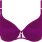 Soutien-gorge en forme de cœur Chantelle - Monogram - Violet - 0U4