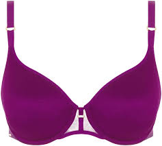 Soutien-gorge en forme de cœur Chantelle - Monogram - Violet - 0U4