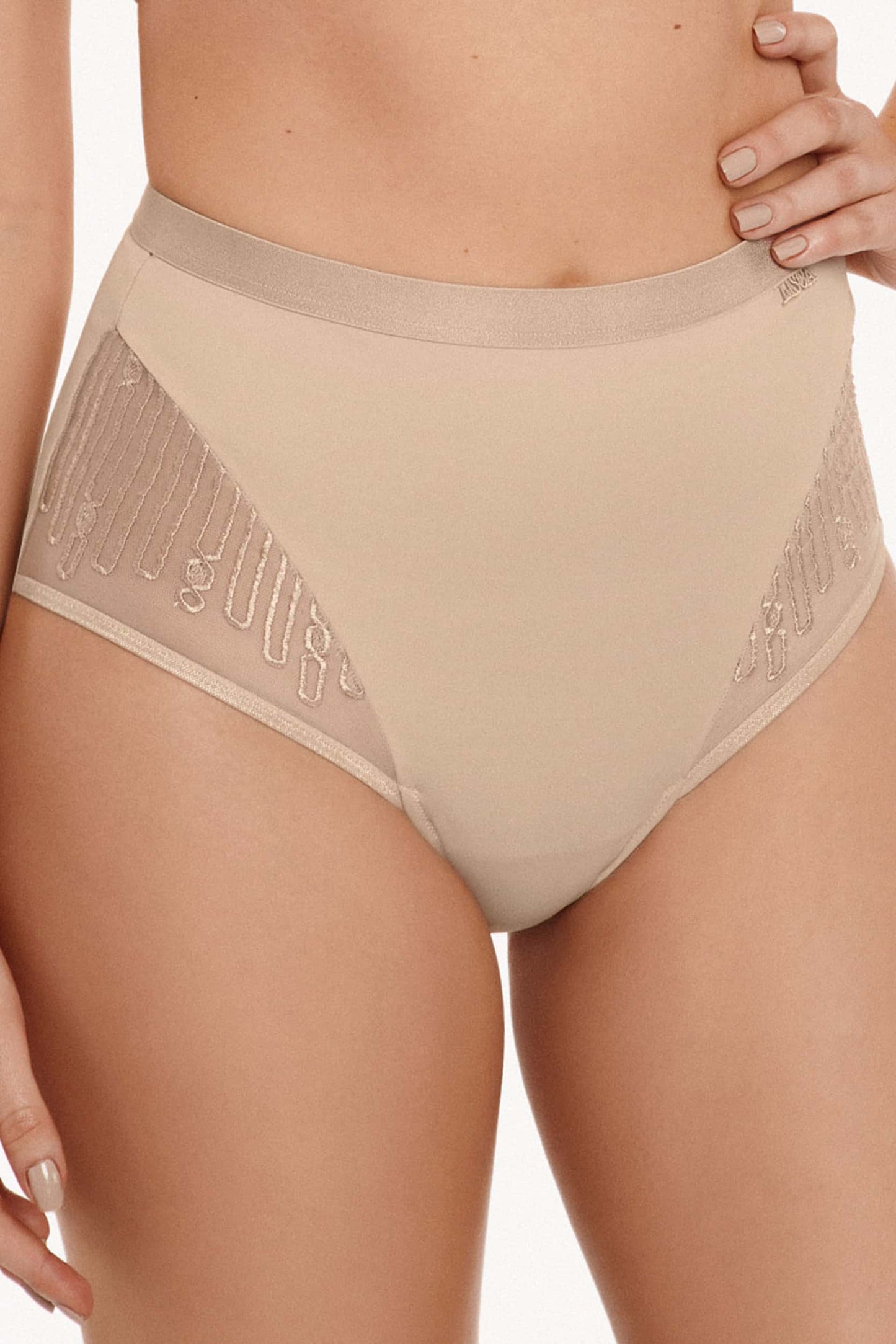 Culotte taille haute Lisca - Ivonne - Beige - NR