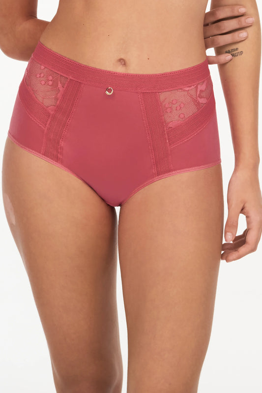 Culotte taille haute Chantelle - Lace-c11m - Rose - 0RI