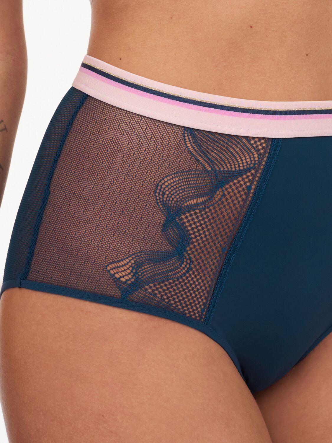 Culotte taille haute Passionata - Paola - Bleue - 0OE