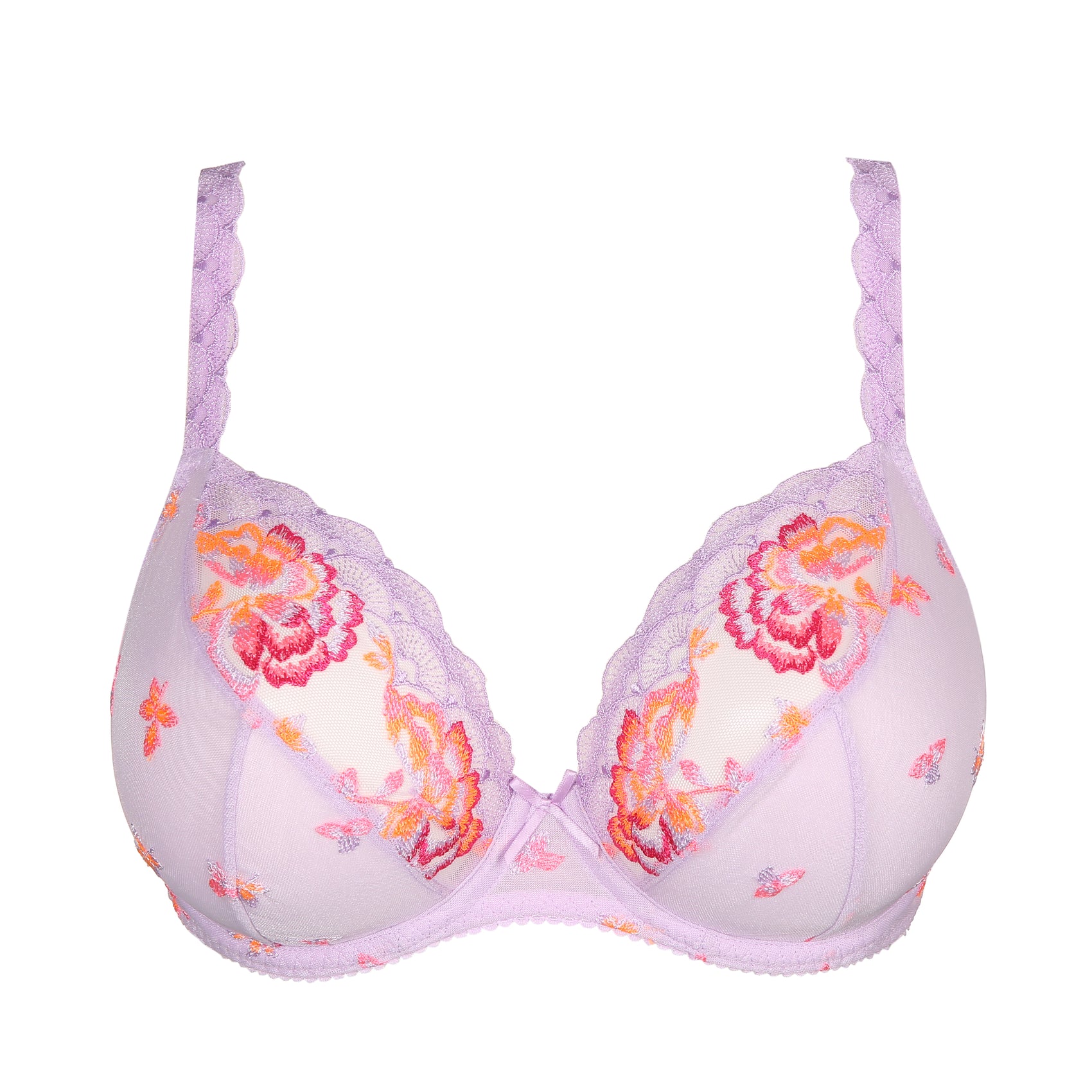 Soutien-gorge plongeant PrimaDonna - Palace Garden - Violet - PTL