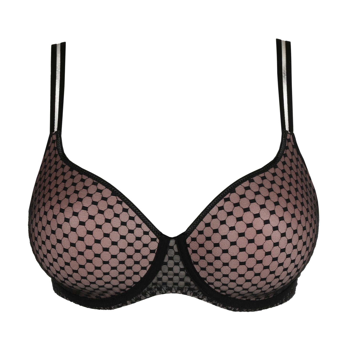 Hartvormige BH PrimaDonna Twist - Glass Beach - Zwart - ZWA