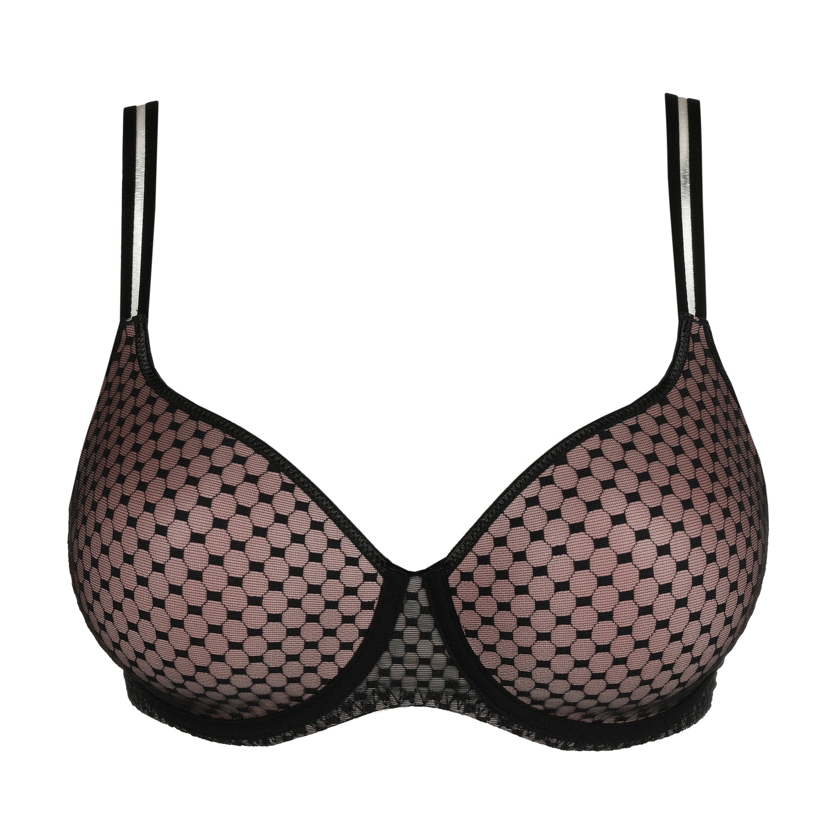 Hartvormige BH PrimaDonna Twist - Glass Beach - Zwart - ZWA