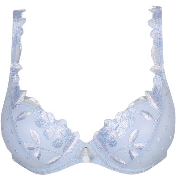 Soutien-gorge en forme de cœur - Marie Jo - Agnes - Bleu - null