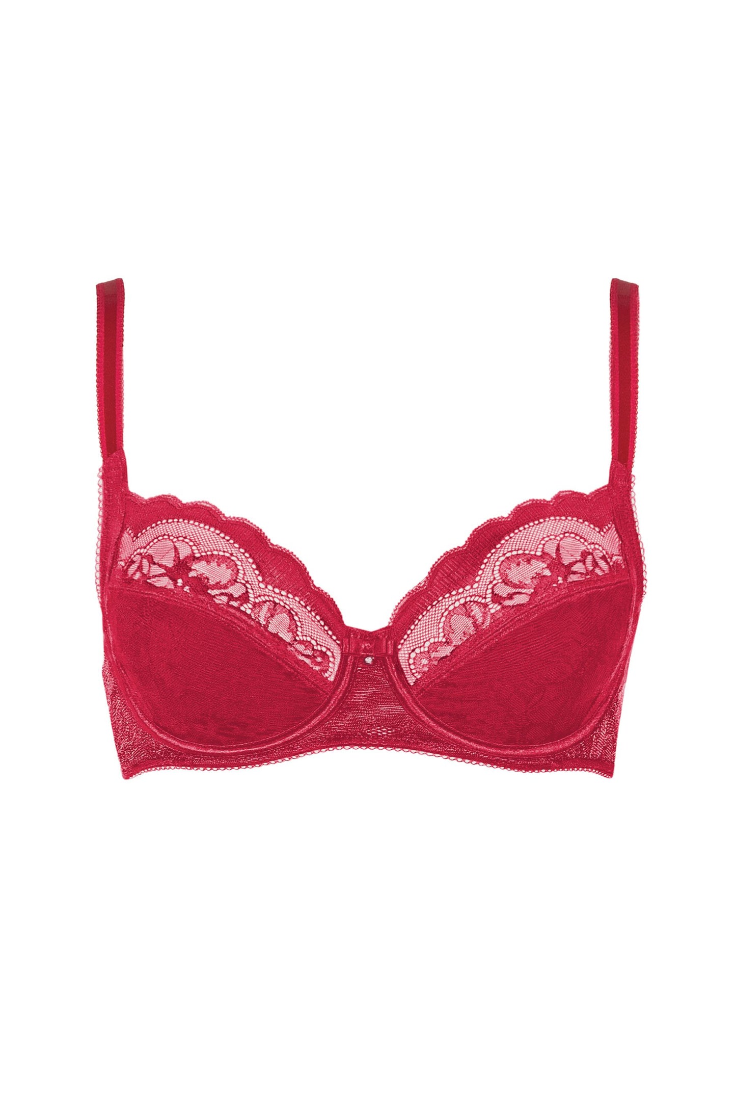 Soutien-gorge emboîtant non rembourré - Lisca - Rouge