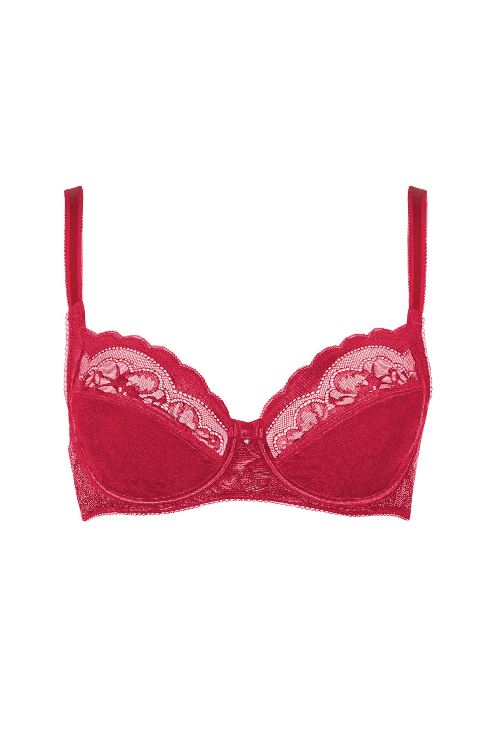 Soutien-gorge emboîtant non rembourré - Lisca - Rouge