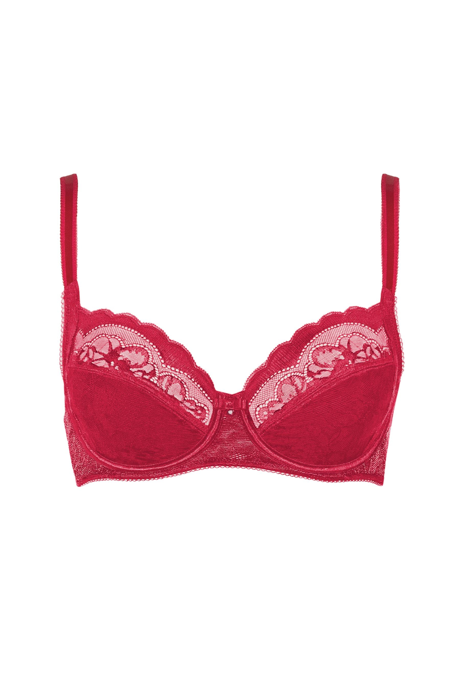 Soutien-gorge emboîtant non rembourré - Lisca - Rouge