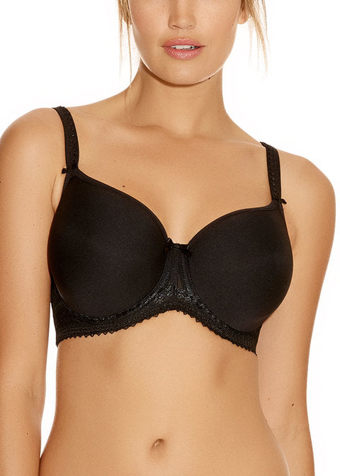 Hartvormige BH Fantasie - Rebecca - Zwart - BLK