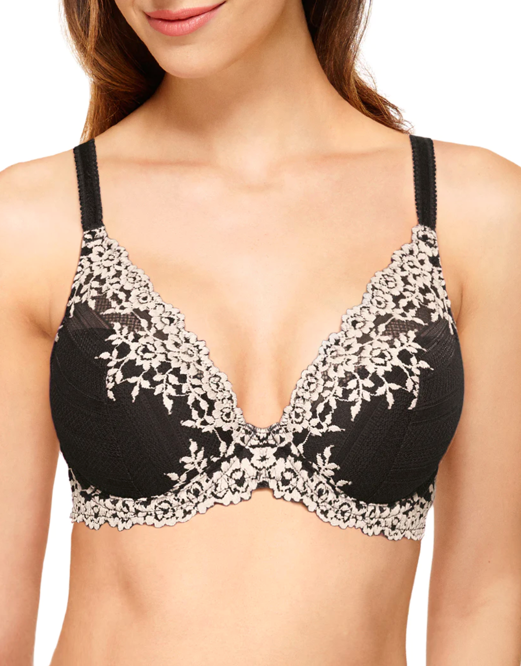 Plunge BH Wacoal - Embrace Lace - Zwart - BLK