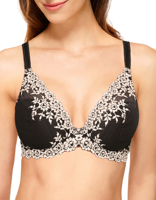 Plunge BH Wacoal - Embrace Lace - Zwart - BLK