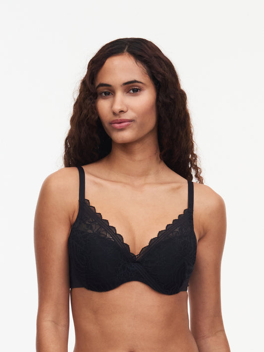 Full cup BH Chantelle EasyFeel - Floral Touch - Zwart - 011