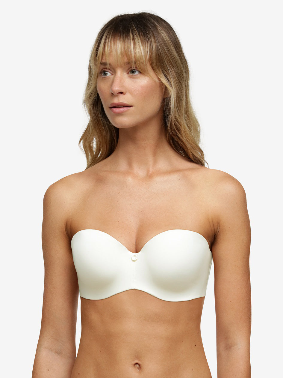 Soutien-gorge bandeau Chantelle - True Lace - Ivoire - 0LW