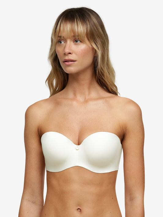 Soutien-gorge bandeau Chantelle - True Lace - Ivoire - 0LW