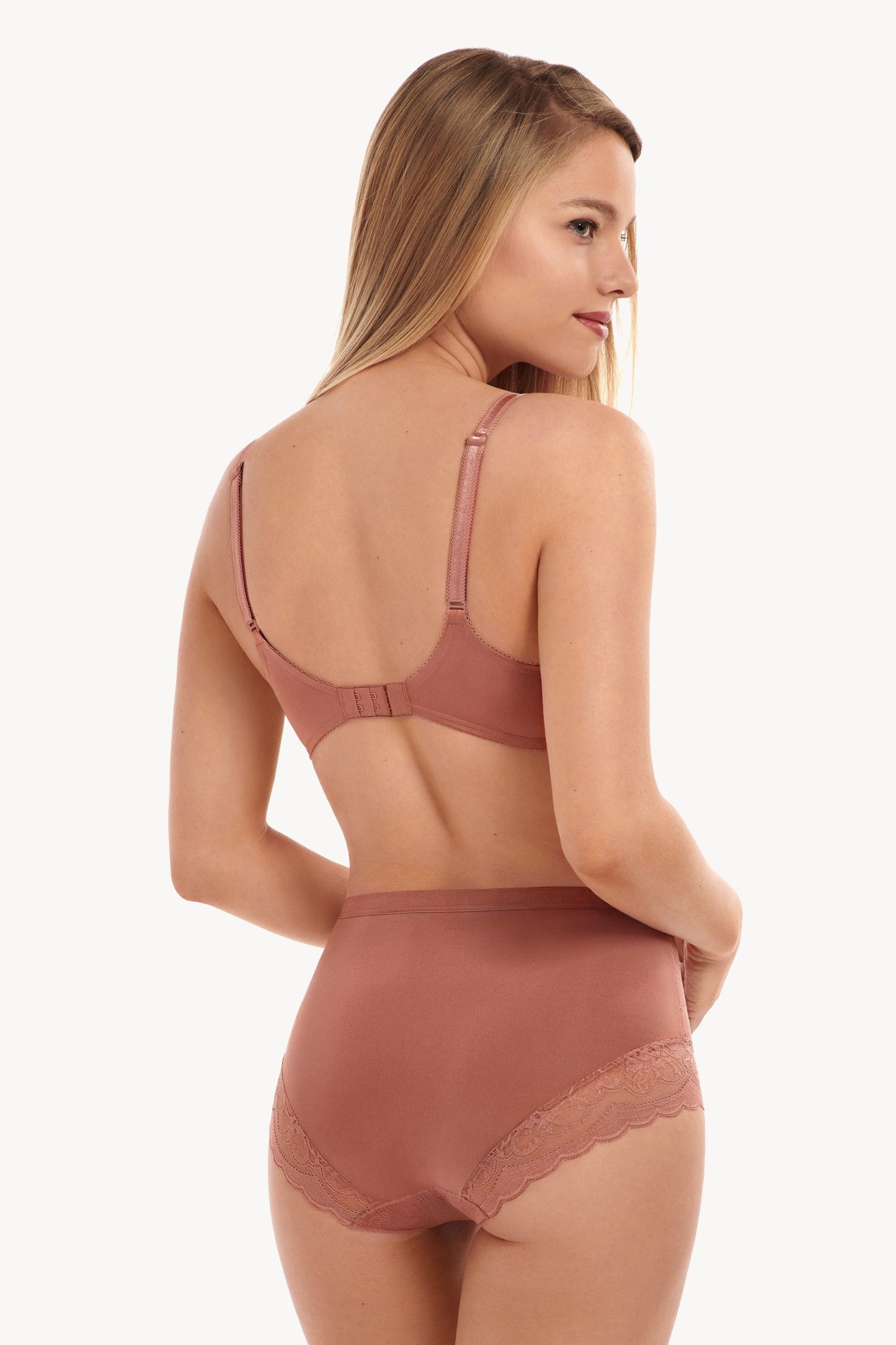 Soutien-gorge emboîtant Lisca - Evelyn - Marron - 77