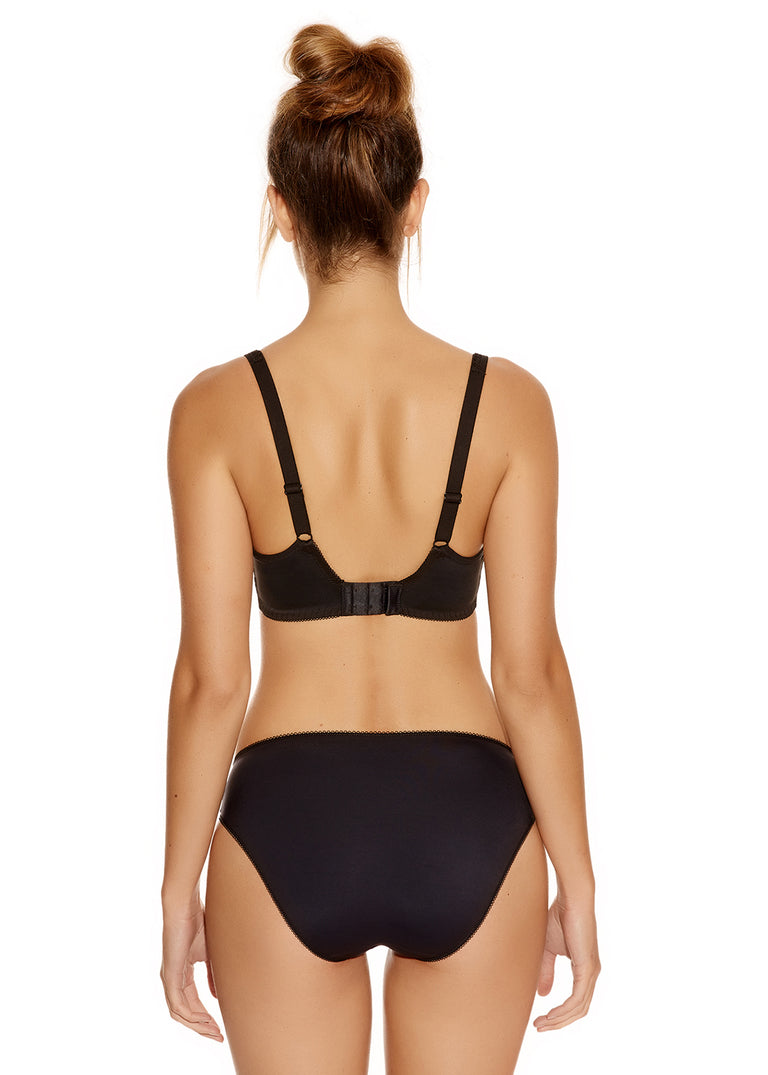 Hartvormige BH Fantasie - Rebecca - Zwart - BLK