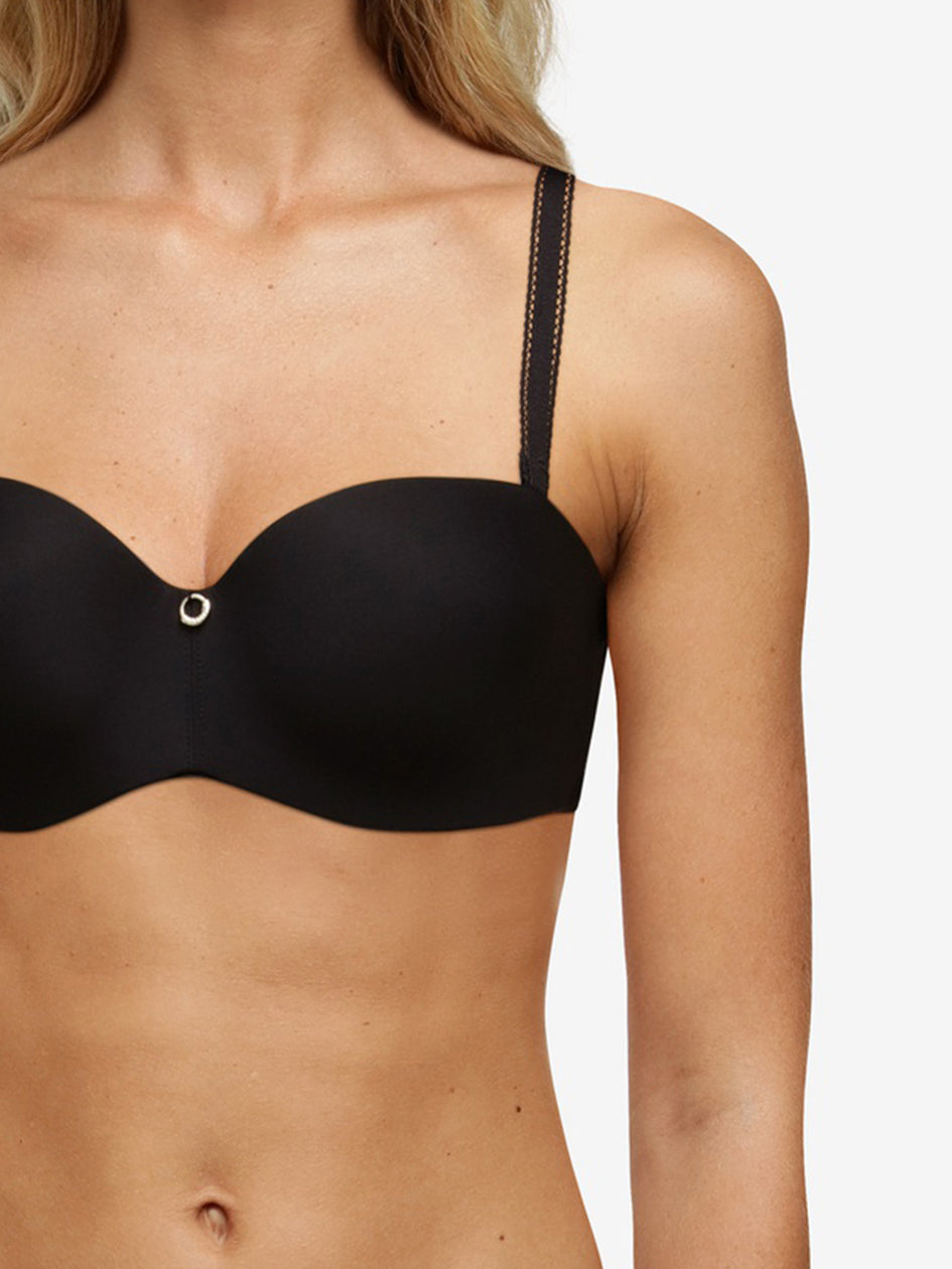 Soutien-gorge bandeau Chantelle - True Lace - Noir - 011