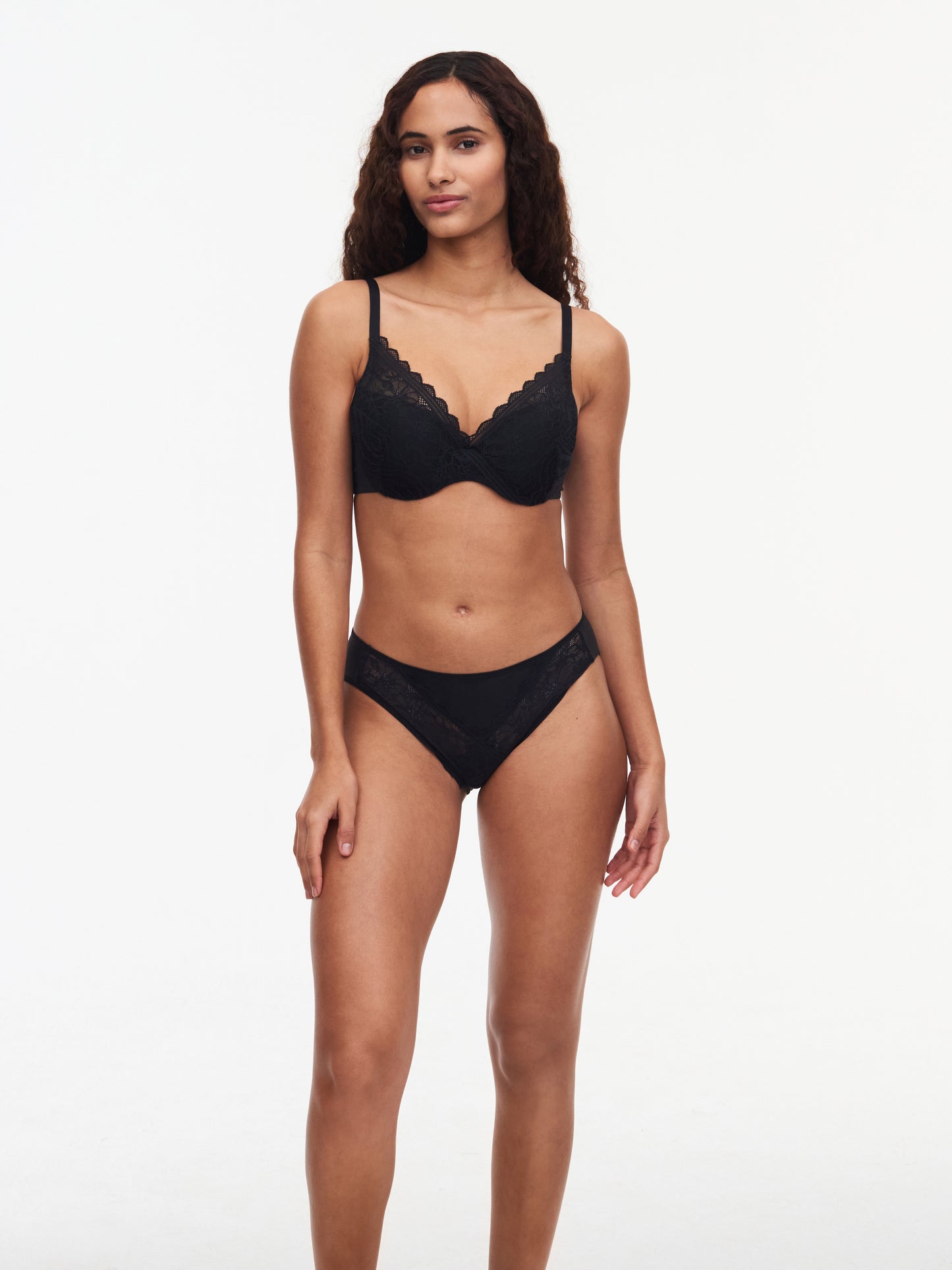 Full cup BH Chantelle EasyFeel - Floral Touch - Zwart - 011