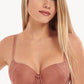 Soutien-gorge en forme de cœur Lisca - Evelyn - Marron - 77