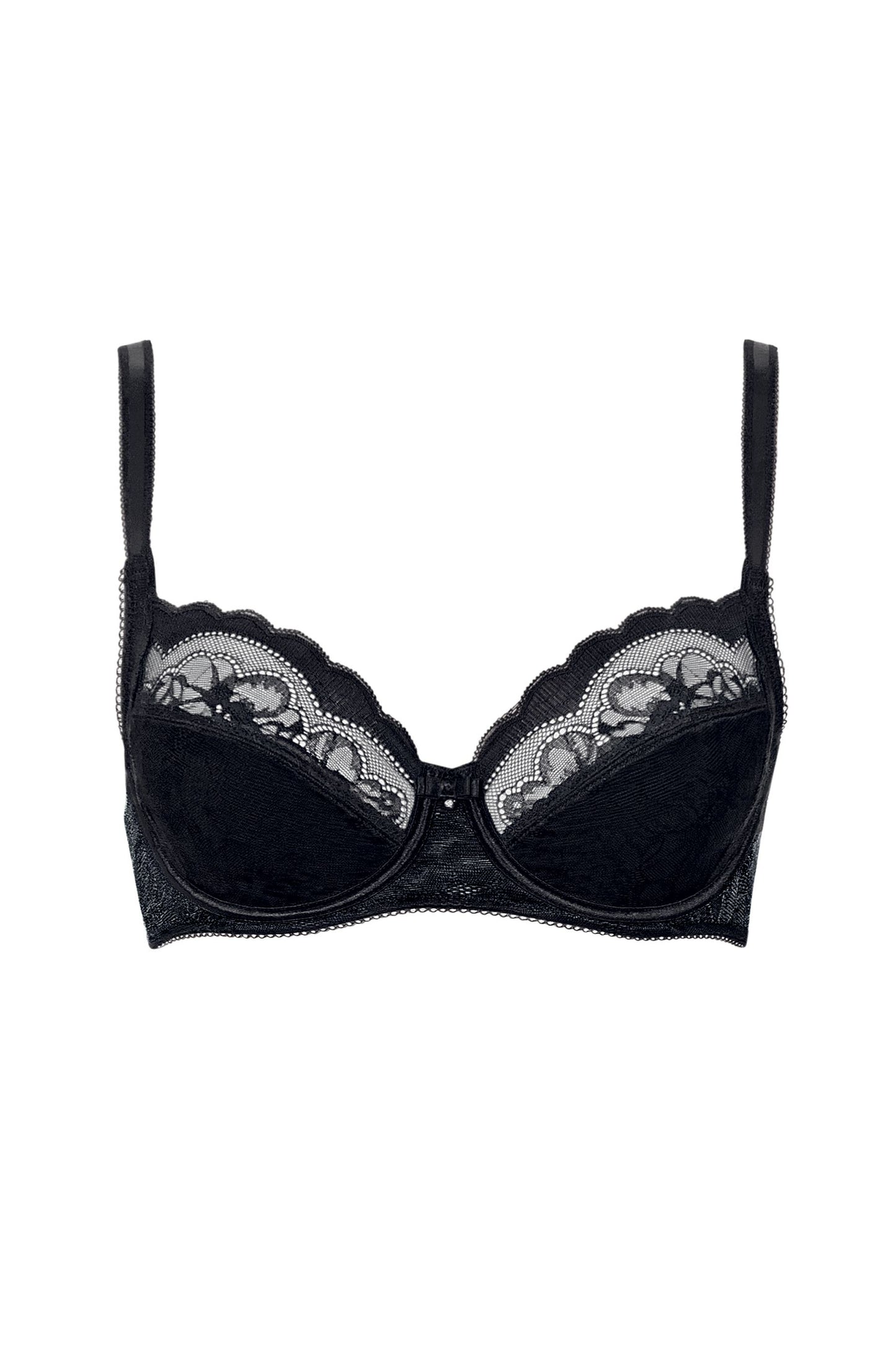 Soutien-gorge en forme de cœur rembourré - Lisca - Noir