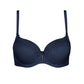Soutien-gorge en forme de cœur rembourré - Lisca - Bleu